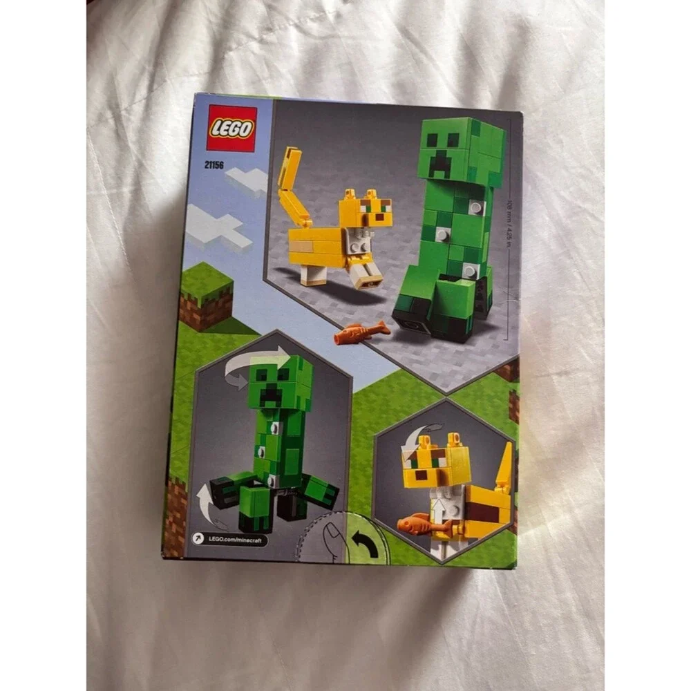 LEGO Minecraft: Bigfig Creeper and Ocelot - Sealed and Unopened - 184 pieces